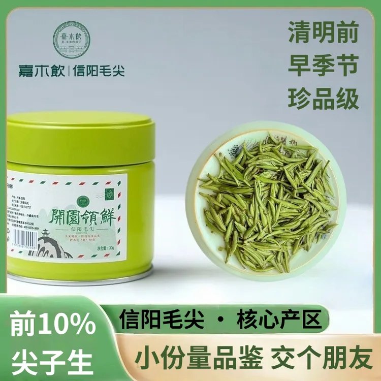 【明前头采】珍品小芽2025新茶信阳毛尖小罐茶叶嘉木饮春茶绿茶高端