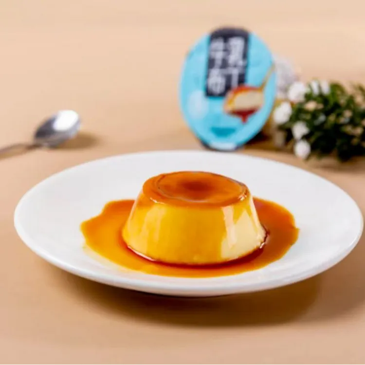 牛乳布丁焦糖味美味糕点焦糖布丁
