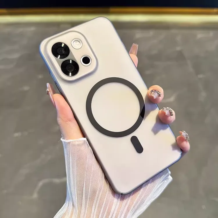 适用一加13T手机壳磁吸超薄1+13简约肤感磨砂透明ACE5Pro防摔硬壳