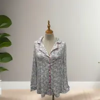 F209  休闲简约翻领家居服  (个别轻微染色)