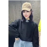 早秋新款字母圆领毛圈卫衣打底衫6575F