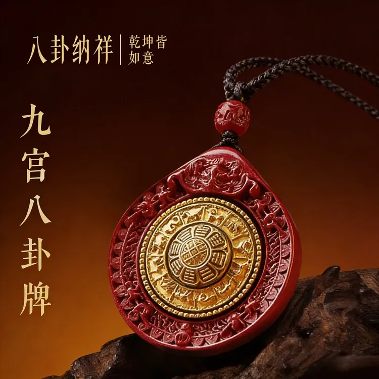 廉缘【老师推荐】丙午马年新款九宫八褂牌吉祥如意驾车个人用品