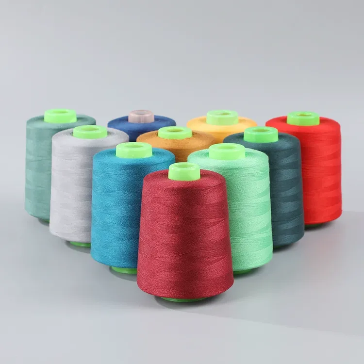 【十卷装】402缝纫线8000码大卷平车线高速涤纶缝纫机线家用工厂用