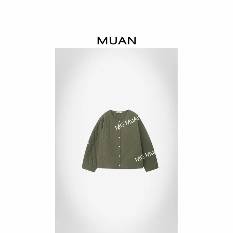 木岸MUAN：《华夫格棉服》“华夫格系列“定制100棉棉服外套女DS-6810