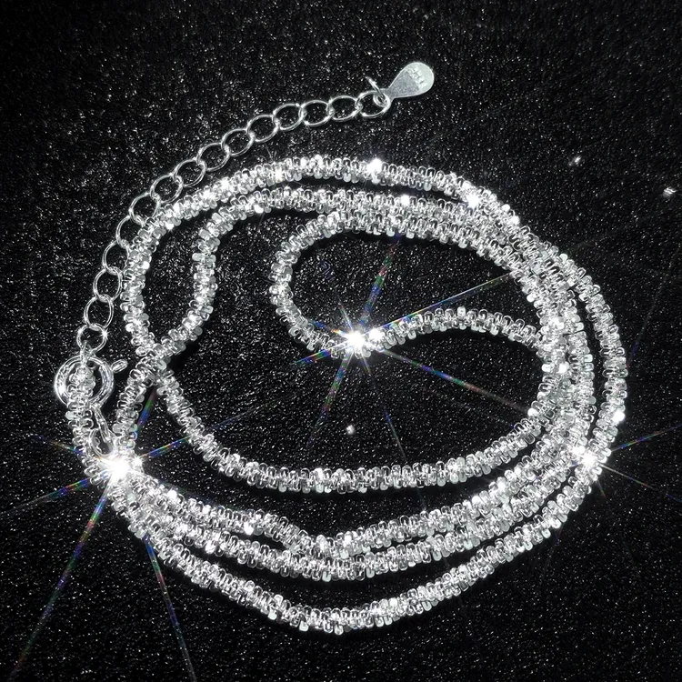 链子925银 秋冬百搭星光波光粼粼新款轻奢送朋友高级气质时尚简约