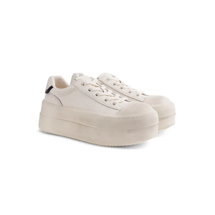 SGIRL TWTW日系松糕底小白鞋女2025新款增高圆头休闲运动鞋J751-1