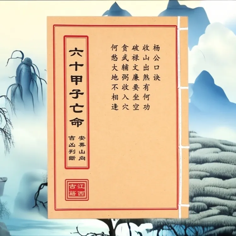 六十甲子亡命  通俗易懂 手工线装 民间珍藏古书籍