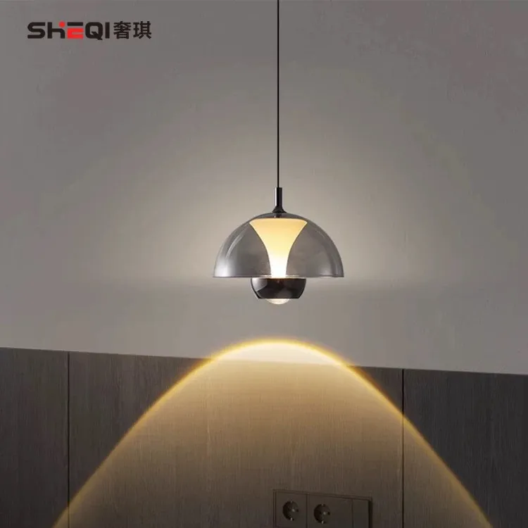 花苞床头吊灯现代简约网红创意可升降伸缩房间客厅卧室床头小吊灯