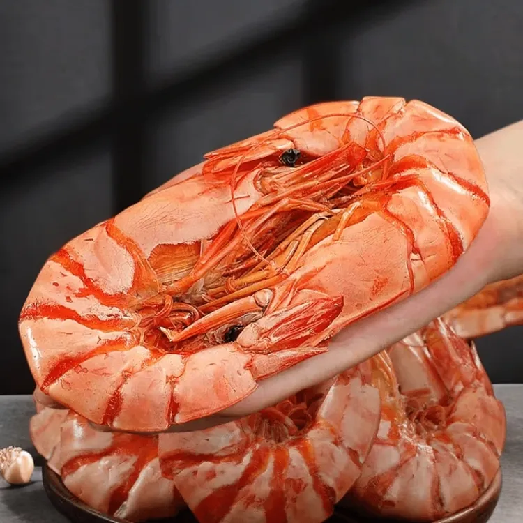 活虾现烤九节虾干即食海鲜办公室休闲零食冷冻保存大号中号烤虾干