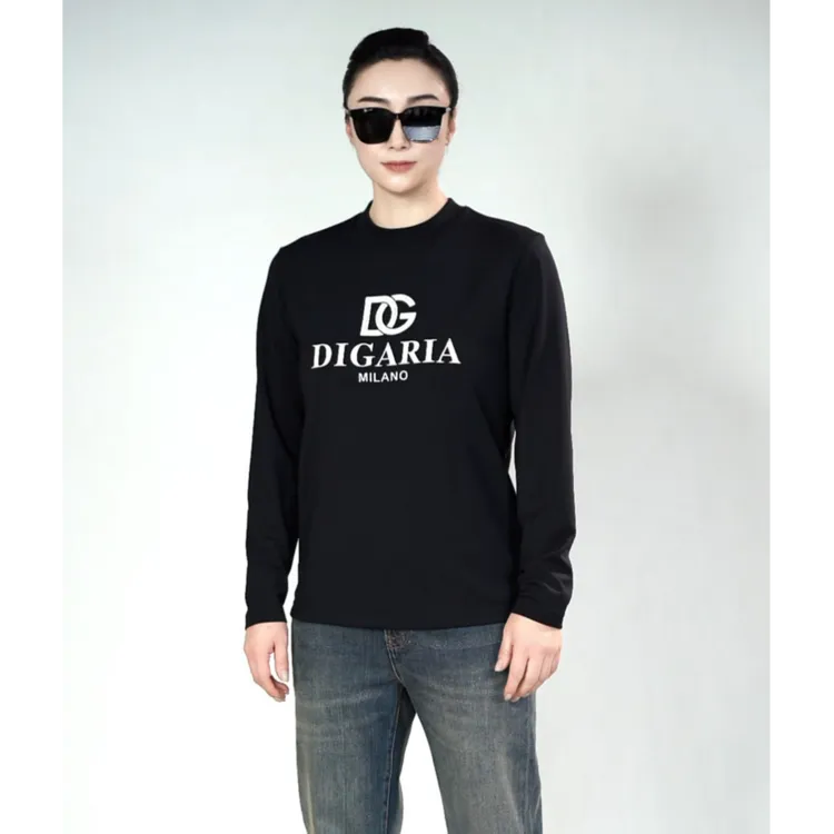 DG迪噶雅男士莫代尔简约T恤K187秋季款男装时尚休闲简约款T恤