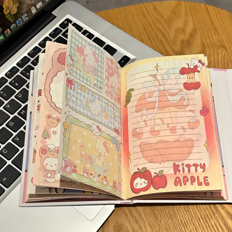 hellokitty日记本笔记本少女心可爱高颜值手账本日程本生日礼物女