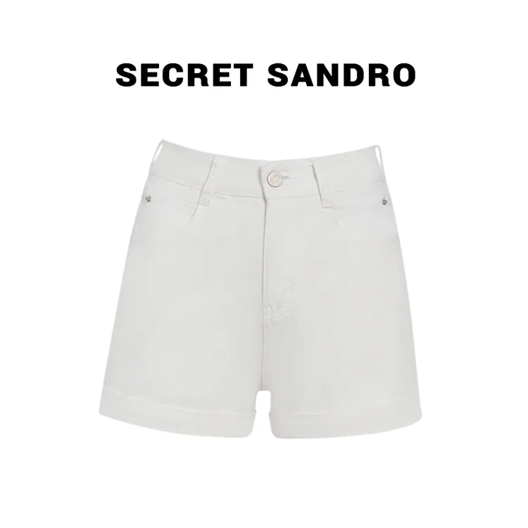 【Secret Sandro】鸥小柒 牛仔短裤 N55221072Q