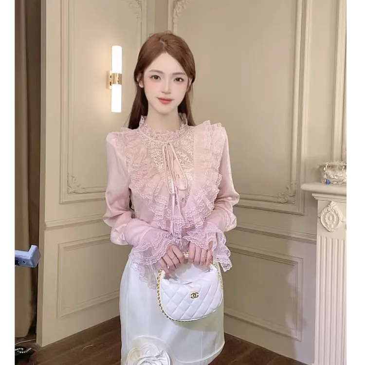 【鹿鹿专属】秋季复古轻奢风显瘦时尚上衣-82125