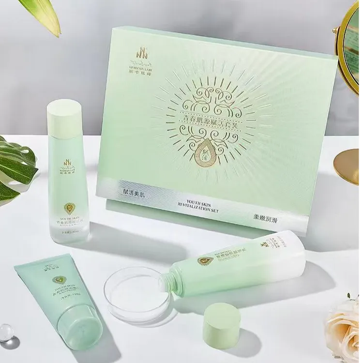 南卡拉姆青春肌源赋活护肤套盒三件套 赋活水+赋活乳+洁面乳