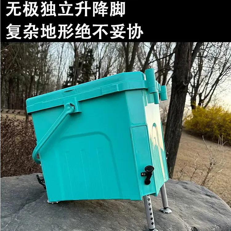 多功能钓鱼桶钓箱可坐加厚手提椭圆形钓桶全套钓鱼箱