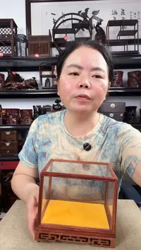 木新玻璃罩老李红木工艺品