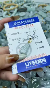 【闪购商品】翡翠颈饰未镶嵌天然A货翡翠