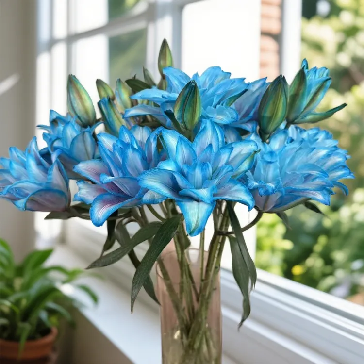 【星空】多头重瓣吸色云南基地重瓣香水百合直发现采现发顺丰包邮