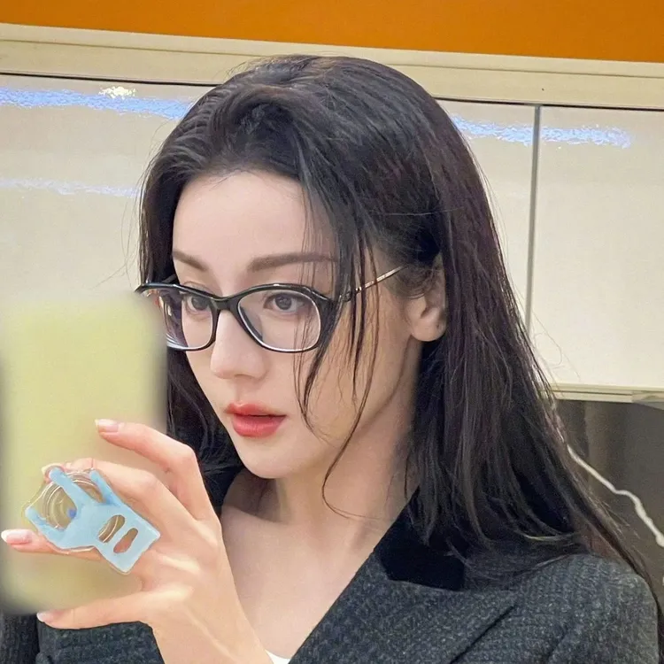 Fakeme 迪丽热巴同款板材素颜镜可配近视光学镜ins风慵懒感 cindy商品图