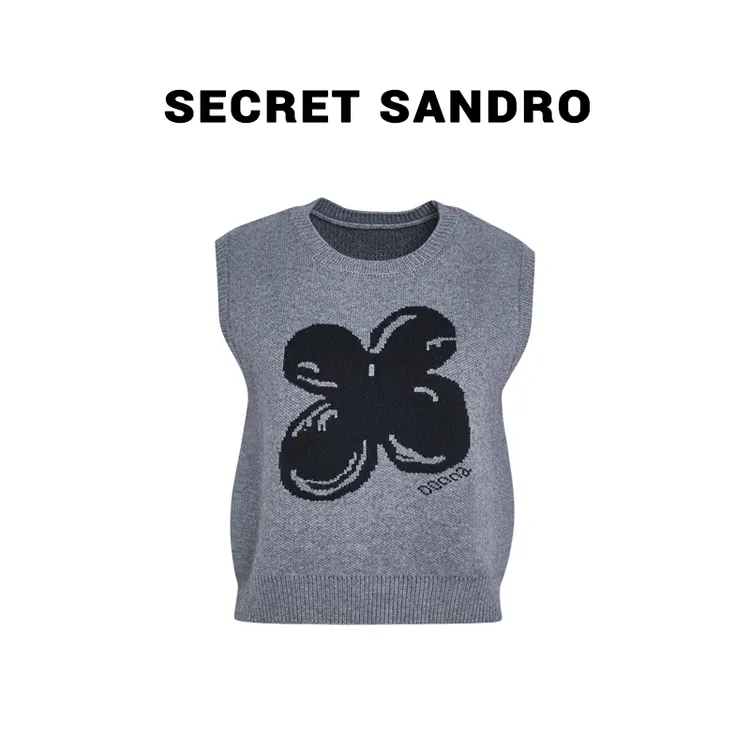 【花朵马甲】【多娜&Secret Sandro粉丝专享】毛衫 M65209178N