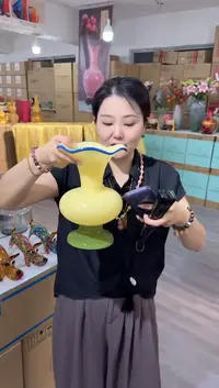 琉璃瑞直花瓶花器A-晚5