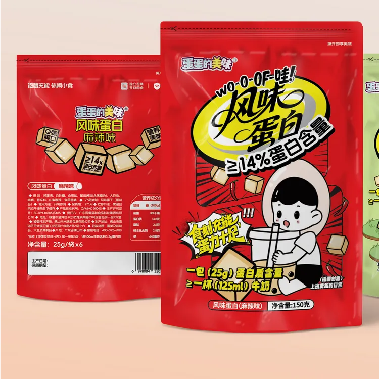 【达人】风味蛋白零食开袋即食风味蛋白干零食解馋嘴馋小零食