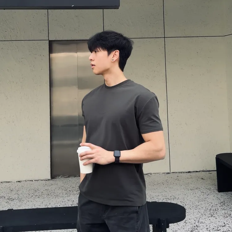 BEESTRONG春夏显型版纯色32支重磅索罗娜运动休闲圆领T恤Sorona ®