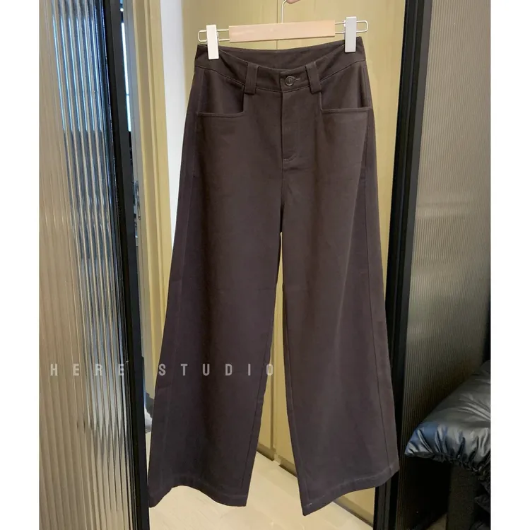 2025秋季极简通勤百搭版型Ju好直筒裤