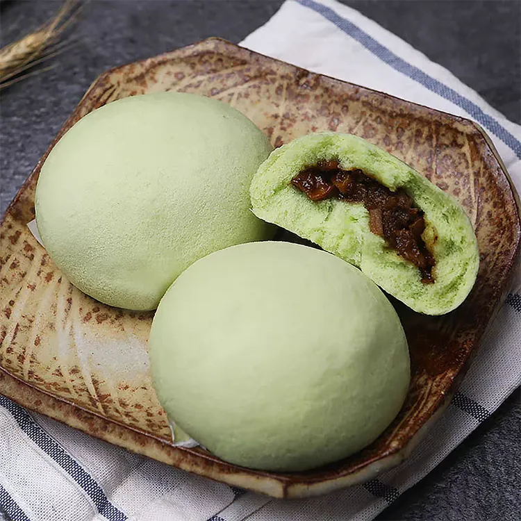 黑椒牛肉松皮包手工剥皮包广式早茶点心早餐冷冻半成品加热即食