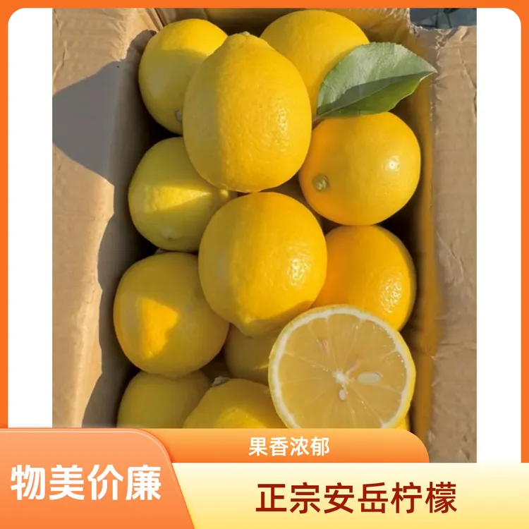 2025新果【一二级正宗安岳柠檬酸爽多汁产地直发】新鲜采摘微苦