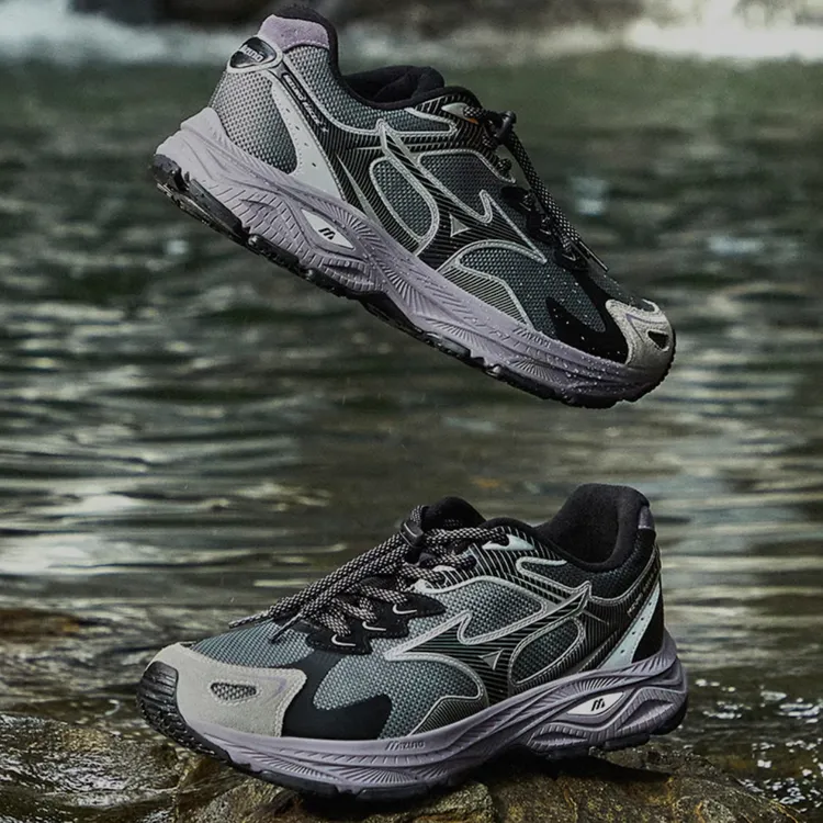 Mizuno/美津浓25秋季新款山系复古运动户外休闲防泼水跑鞋RACER S