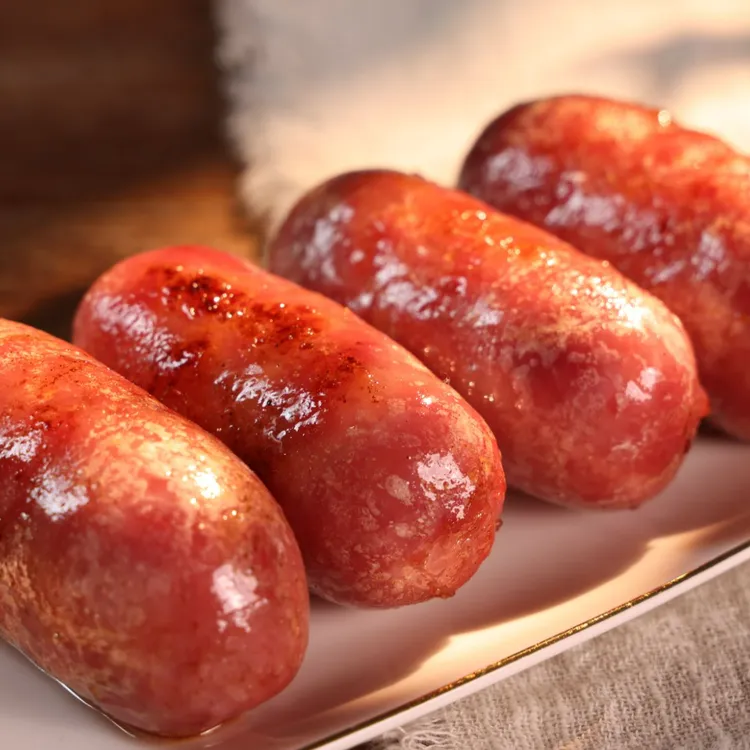 臻土【尝鲜两袋装黑胡椒味】纯黑猪肉≥90%一口爆汁脆皮地道零食烤肠