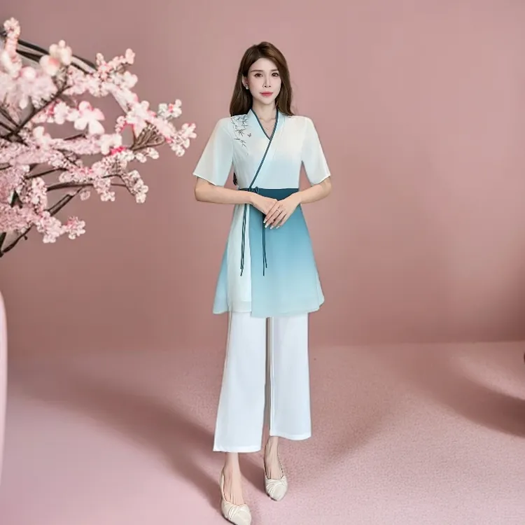 美容头疗采耳高端工作服女养生spa沐足技师服足疗足浴桑拿秋冬装