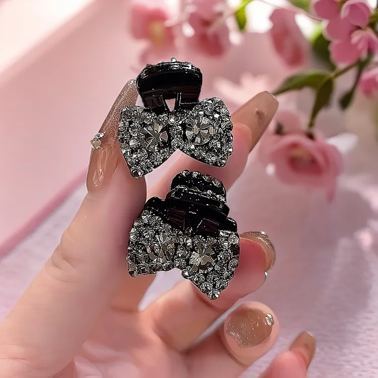 精致小巧蝴蝶结小发夹迷你小抓夹女刘海侧边夹甜美新款碎发夹头饰