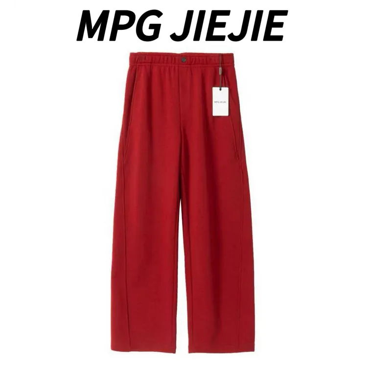MPG JIEJIE【鸿运当头】25设计师款加绒弯刀卫裤