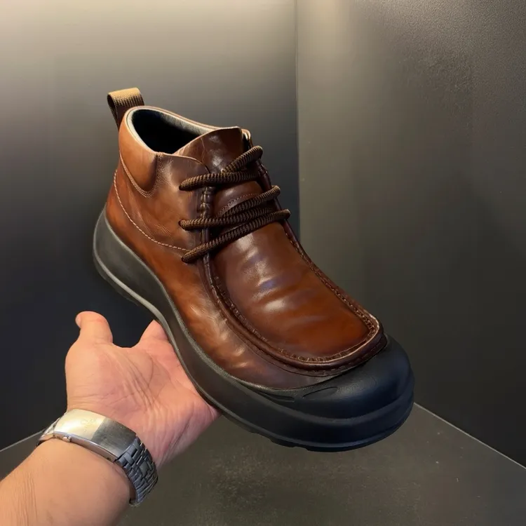 纯皮新款加绒保暖秋冬厚底男鞋男士休闲皮鞋舒适百搭型男3059