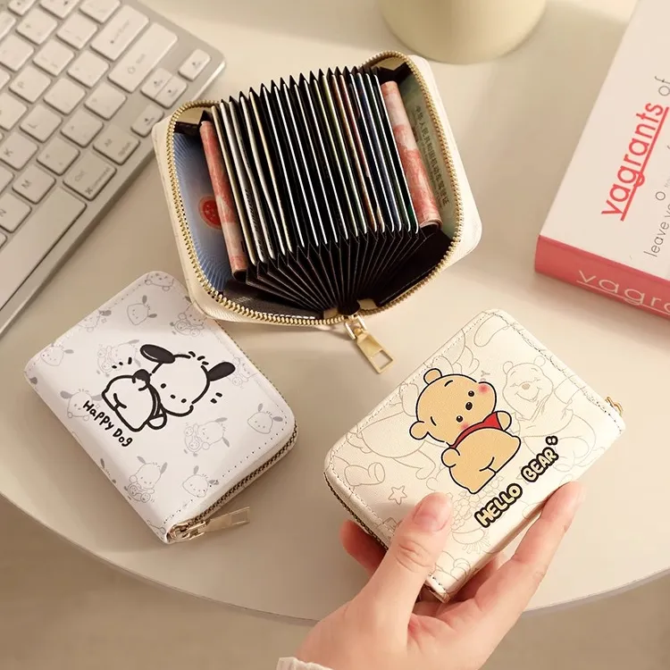 新款可爱卡通卡包大容量多卡位高颜值便携小巧驾驶证件卡包证件包