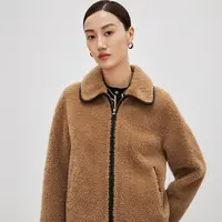 【晨粉专享价】冬季休闲简约舒适居家短款中厚外套女
