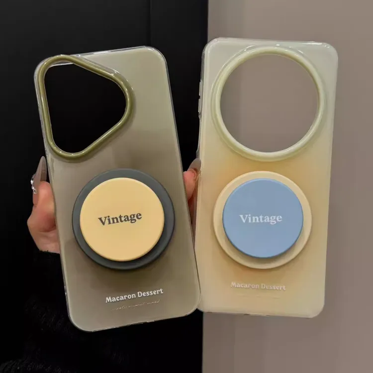 适用华为mate70pro+手机壳p70多巴胺晕染磁吸支架mate60pro男女款