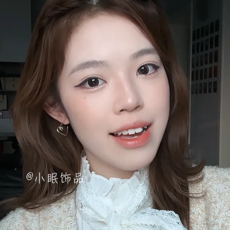 合金耳饰 冷淡风爱心耳环小众设计感高级耳钉ins简约个性夏天甜酷