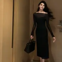 【浪漫旧梦】法式气质时尚显瘦吊带裙加罩衫两件套套装9562款