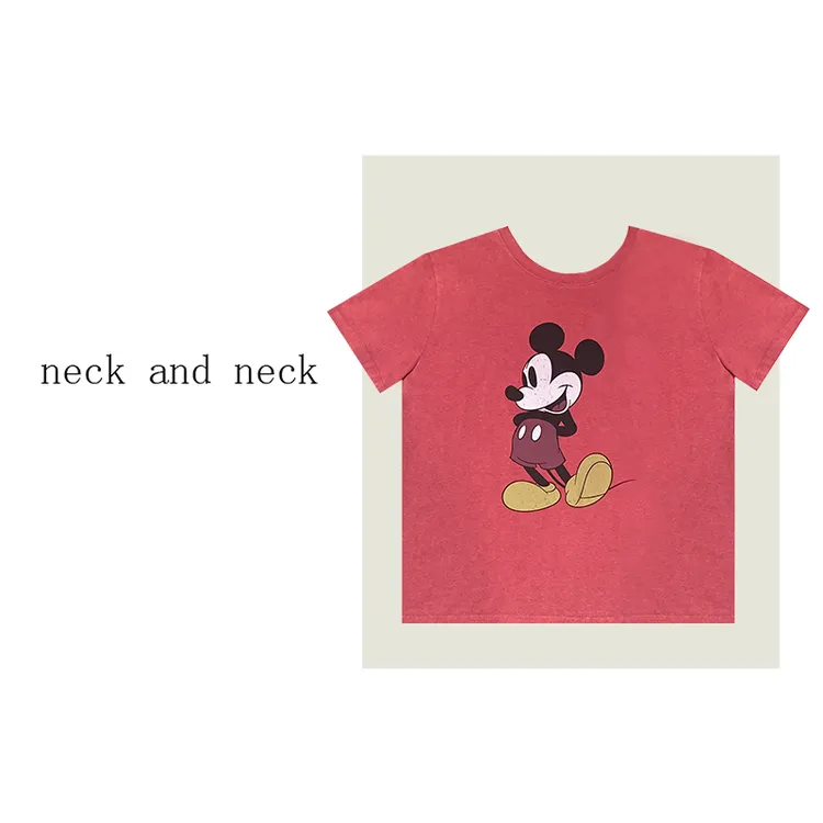 【 neck and neck 】“ 迪士在逃Tee ” 复古卡通米奇印花短袖T恤