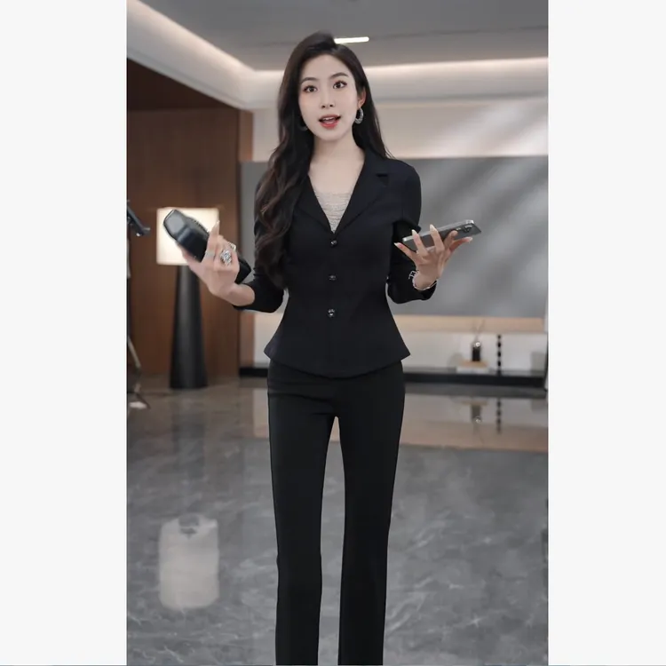 MEINA【森林暗影】法式气质都市拼接设计感收腰显瘦百搭高级感外套