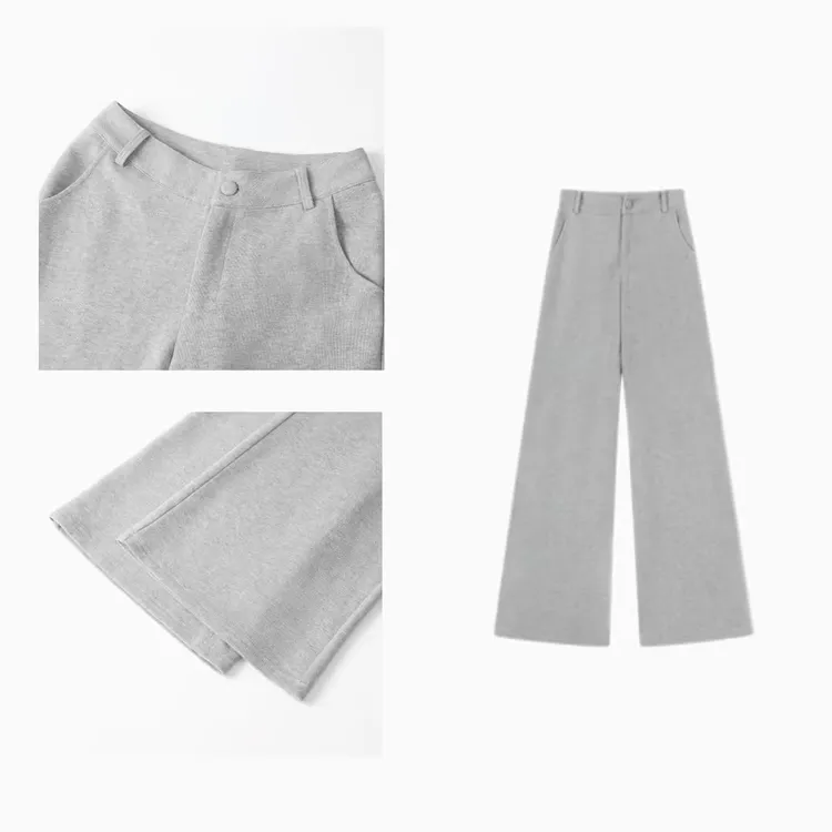 复合针织卫裤夏天不建议穿口袋裤秋冬垂感休闲风休闲裤休闲韩版