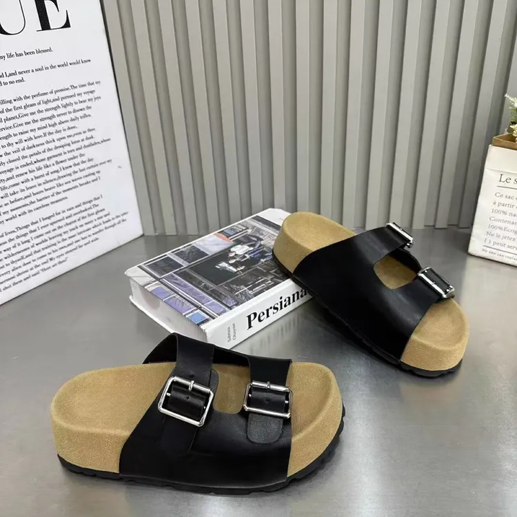 2025年夏季新款时尚休闲厚底拖鞋女欧货休闲勃肯百搭透气爆款拖鞋