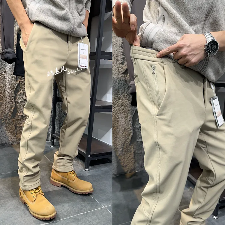 神裤来袭 品质精湛 秋冬男士加绒保暖防风立体裁剪户外机能休闲裤