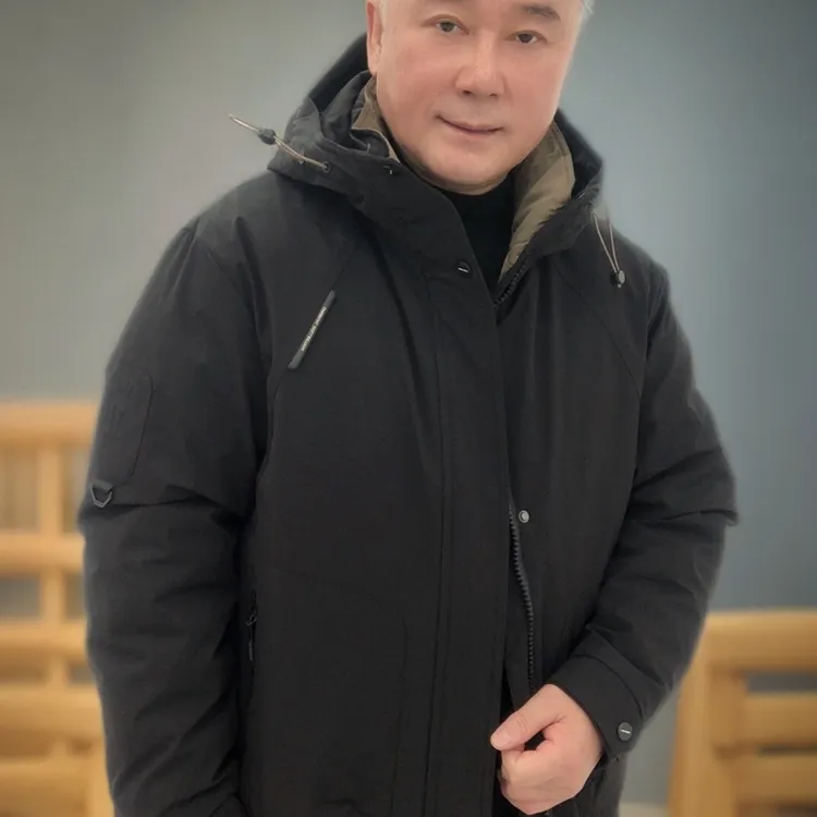 男士冬季连帽加厚保暖防风休闲棉服外套（6636玲）
