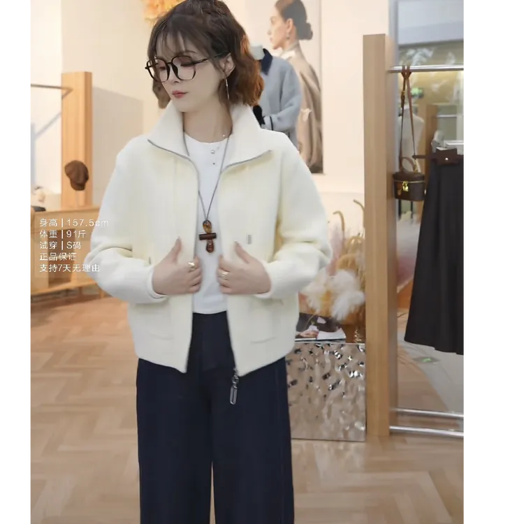 【香香严选】“邻家女孩”韩版常规长袖毛针织衫黑色时尚纯色薄款8827