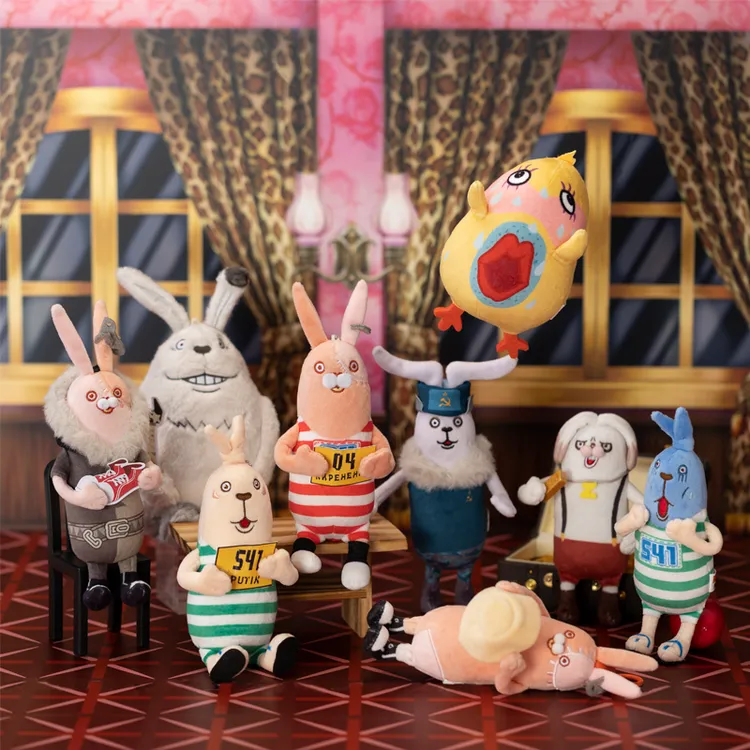SCG STUDIOS 越狱兔全系列10套逃亡兔潮玩偶公仔挂件周边生日礼物