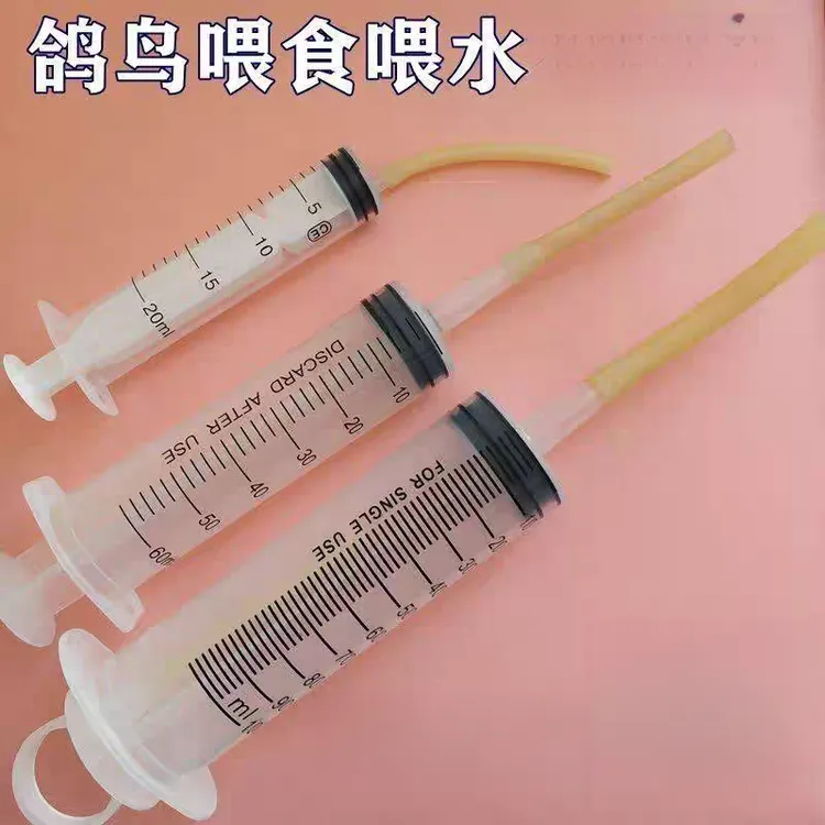 幼鸽喂食器工具小鸟注射器喂奶长筒型专用宠物补液手养鸽乳猫狗